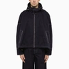 BOTTEGA VENETA LIGHTWEIGHT NAVY JACKET WITH CONTRAST STITCHING