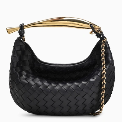 Bottega Veneta Black Leather Sardine Bag