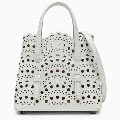 Alaïa | Mina 16 White Leather Bag