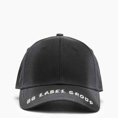 44 Label Group Black Visor Hat With Logo Embroidery
