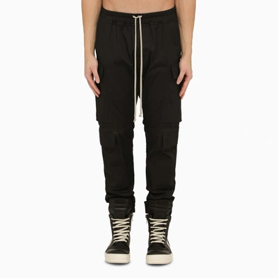 RICK OWENS RICK OWENS MASTODON CARGO TROUSERS BLACK