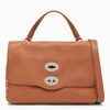 Zanellato Medium Postina Leather Tote Bag In Orange
