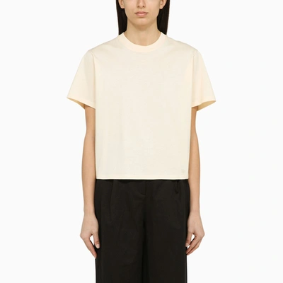 LOULOU STUDIO LOULOU STUDIO IVORY CREWNECK T-SHIRT