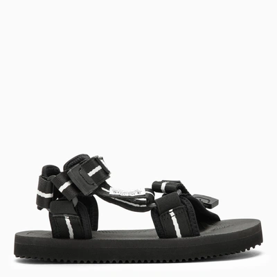 Palm Angels Black X Suicoke Nylon Sandals