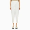 IVY & OAK IVY OAK | WHITE TROUSERS IN RECYCLED COTTON