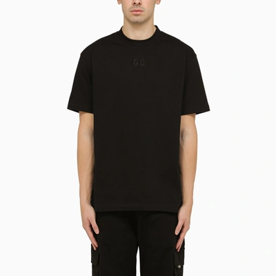 44 Label Group T-shirt In Black Cotton In Nero