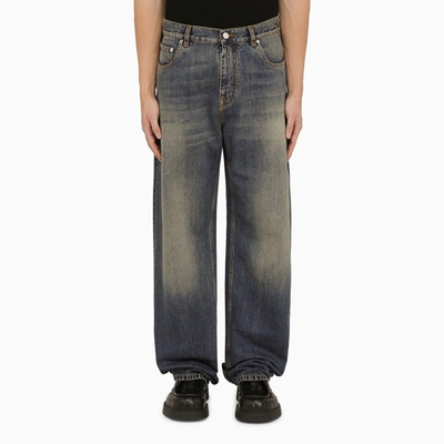 ETRO WASHED BLUE BOYFRIEND JEANS