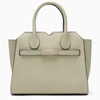 Valextra Mini Tundra-coloured Milan Bag In Green