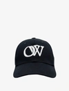 Off-white Drill Ow Logo-embroidered Baseball Cap In Black