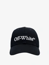 Off-white Logo-embroidered Baseball Cap In Black