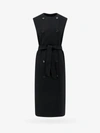 Max Mara Women Sleeveless Wool And Cashmere Coat In Black