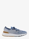 Brunello Cucinelli Speckled Low-top Sneakers In White