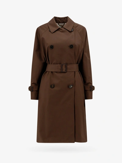 Maxmara The Cube Titrench In Brown