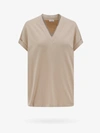 Brunello Cucinelli T-shirt In Beige
