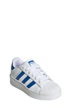 Adidas Originals Kids' Superstar Xlg Lifestyle Sneaker In Ftwr White/ Blue/ Ftwr White