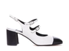 Carel Paris Papaya Nappa Leather T-strap Mary Jane Shoes In Multi