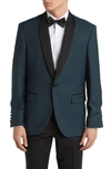 TED BAKER JOSH SHAWL COLLAR SLIM FIT WOOL SPORT COAT