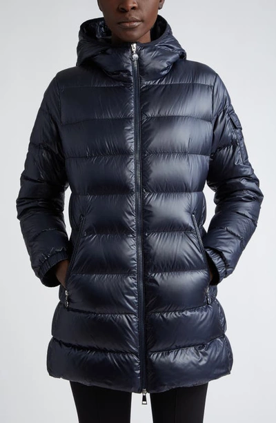 Moncler Glements Parka In Dark Navy Blue