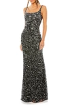 MAC DUGGAL SEQUIN COLUMN GOWN