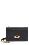 Mulberry Darley S Black Grain Print Leather Clutch