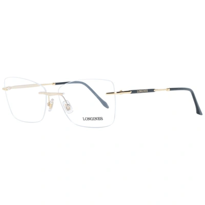 Longines Gold Women Optical Frames In Metallic