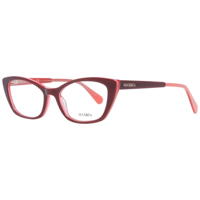 Max & Co Red Women Optical Frames In Pink