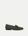 Veronica Beard Penny Raffia Loafer In Black