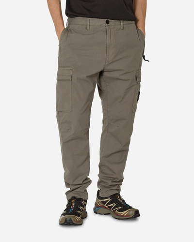 Stone Island Regular Tapered Cargo Trousers Dove In Grey
