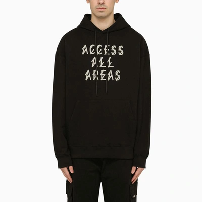 M44 Label Group 44 Label Group Access All Area Hoodie In Black