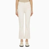 Mother The Rascal Cropped Jeans In White