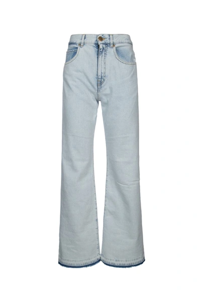 Pinko Jeans In Yellowed Bleach Wash