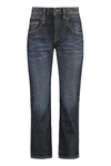 R13 R13 5-POCKET STRAIGHT-LEG JEANS