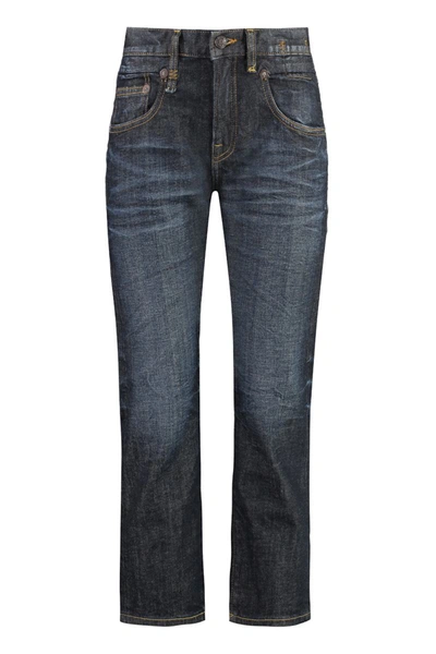 R13 5-pocket Straight-leg Jeans In Denim