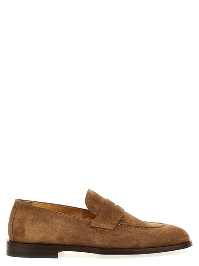 Brunello Cucinelli Flex Loafers Beige In Brown