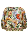 Etro Floral-print Cotton-poplin Blouse