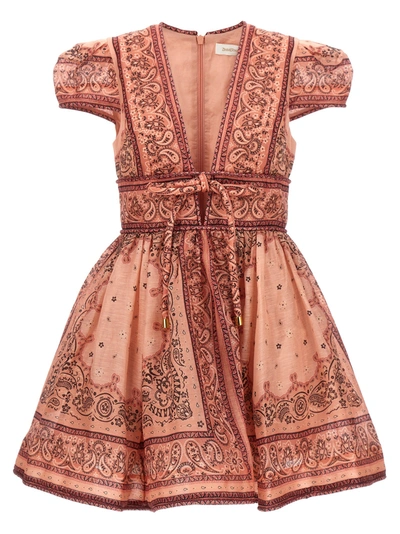 Zimmermann Matchmaker Structured Mini Dresses Pink