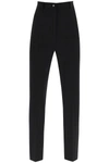 Dolce & Gabbana Milano-stitch Cigarette Pants In Black