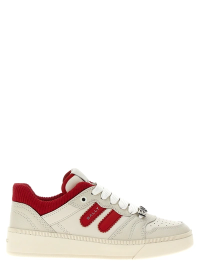 Bally Royalty Trainers Red In White