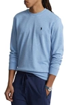 Polo Ralph Lauren Double-knit Sweatshirt In Blue