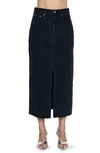 Pistola Alice Denim Midi Skirt In Underground