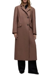 ALLSAINTS JAMES WOOL BLEND LONGLINE COAT