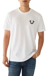True Religion Brand Jeans Fast Buddha Graphic T-shirt In White