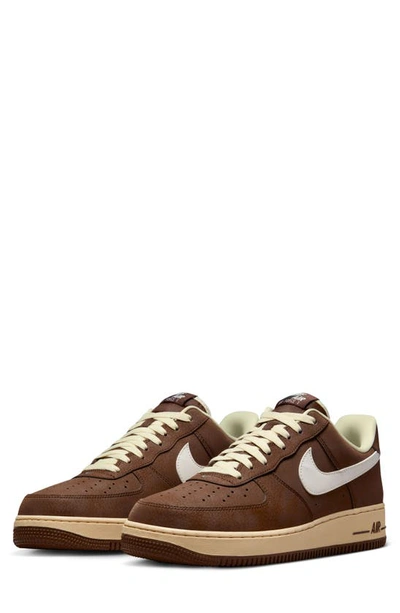 Nike Men's Air Force 1 '07 Shoes In Cacao Wow/coconut Milk/vintage Green/sail