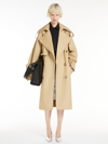 MAX MARA COTTON GABARDINE TRENCH COAT