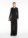 MAX MARA WOOL AND MOHAIR WIDE-LEG TROUSERS
