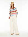 Max Mara Relaxed-fit Cotton Sweater In Multicolour