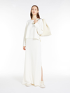 Max Mara Boxy Wool Jumper In White