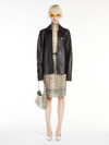 MAX MARA SHORT NAPPA LEATHER JACKET