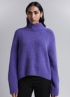 OTHER STORIES KNITTED MOCK NECK SWEATER