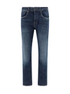 7 For All Mankind Slimmy Essential Slim Jean In Dark Blue